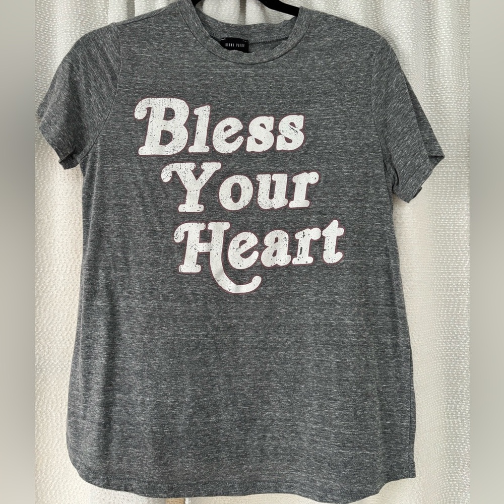 Blank Paige Bless Your Heart Tee size S